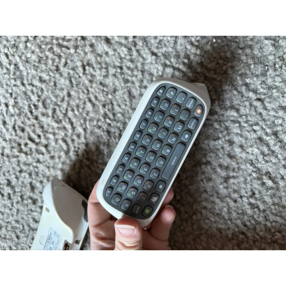 (2) Official Microsoft Xbox 360 Chatpad Keyboard! ~ Works Great! ~ Authentic!
